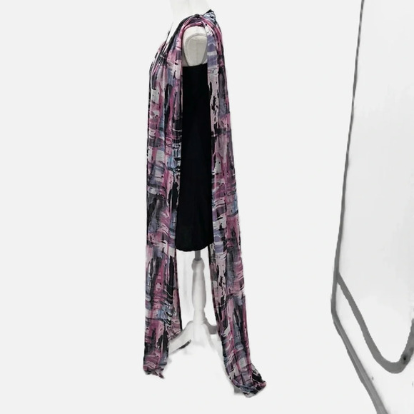 Gat Rimon Bran Abstract Grecian Style Maxi Dress - Size 2 (US) - Picture 3 of 8